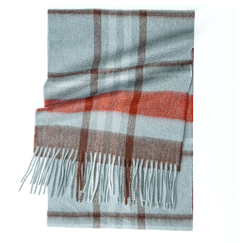 100% Cashmere Scarf   Plaid  W - Wool Scarf Men recension och pris
