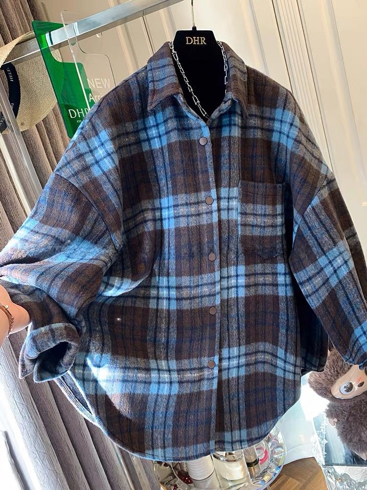 plus Size Women's Plaid Flanne - Flannel Shirt Lined recension och pris