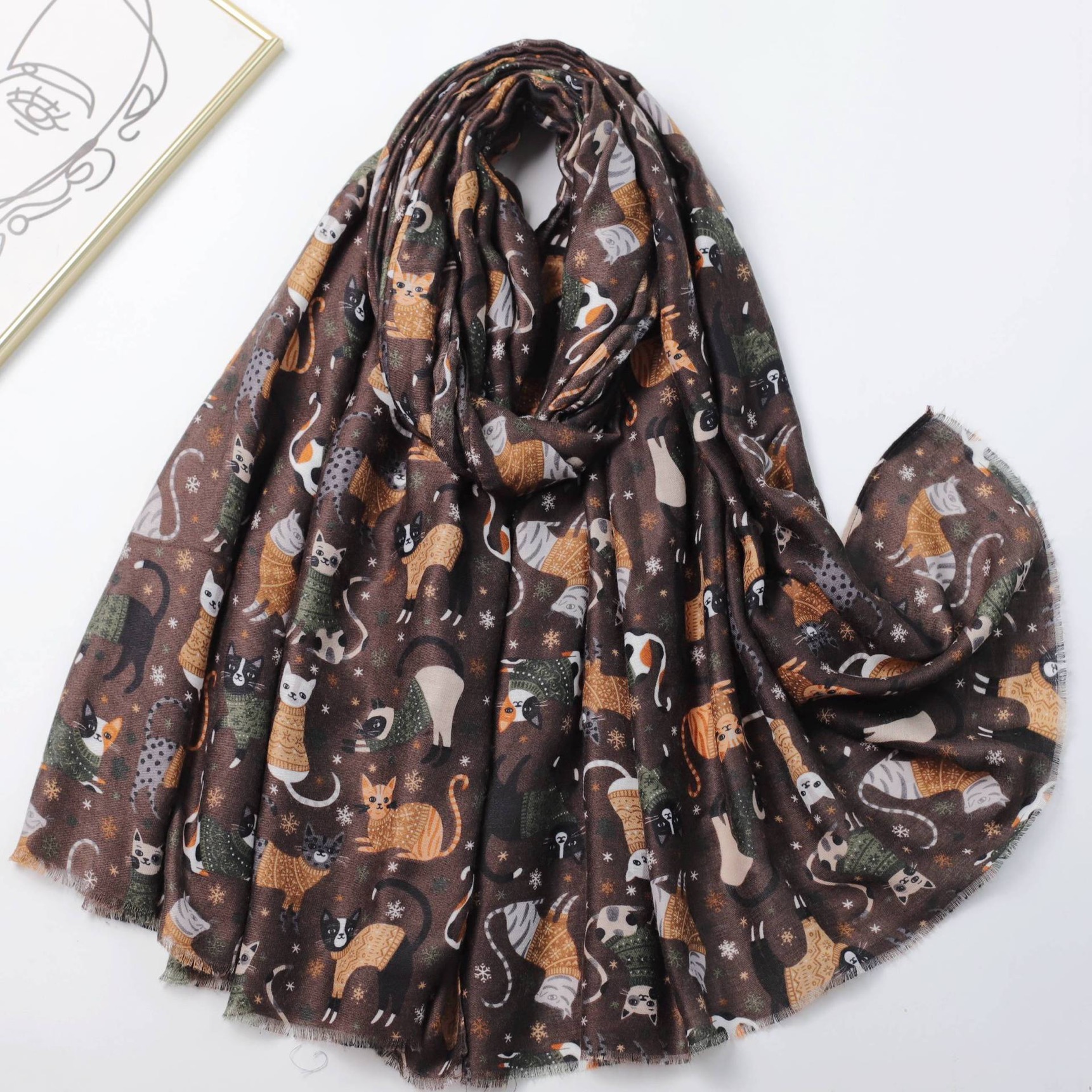Women's Lovely Cartoon Playful - Shawl Wrap Winter recension och pris