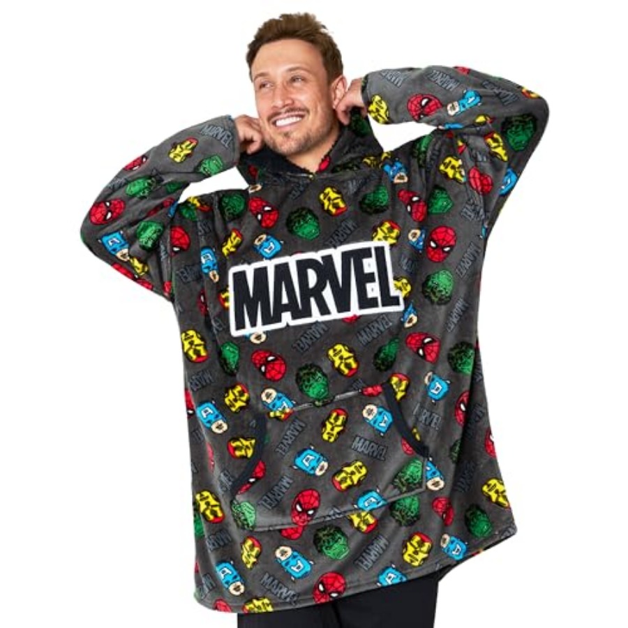 Avengers Blanket Hoodie for Me - Sherpa Hoodie Fleece recension och pris