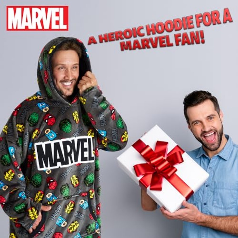 Avengers Blanket Hoodie for Me - Sherpa Hoodie Fleece recension och pris