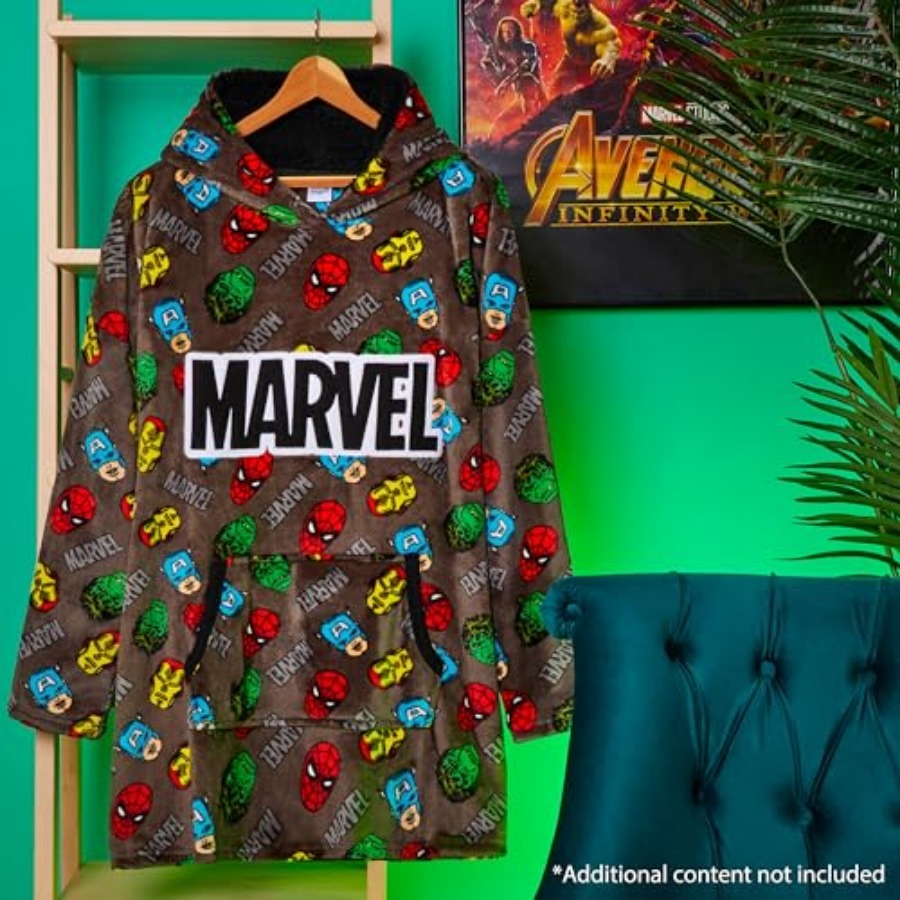 Avengers Blanket Hoodie for Me - Sherpa Hoodie Fleece recension och pris
