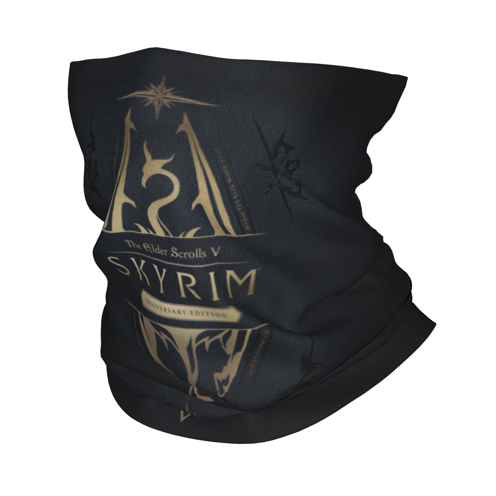 Custom Skyrim Logo Bandana Win - Neck Gaiter Fleece recension och pris