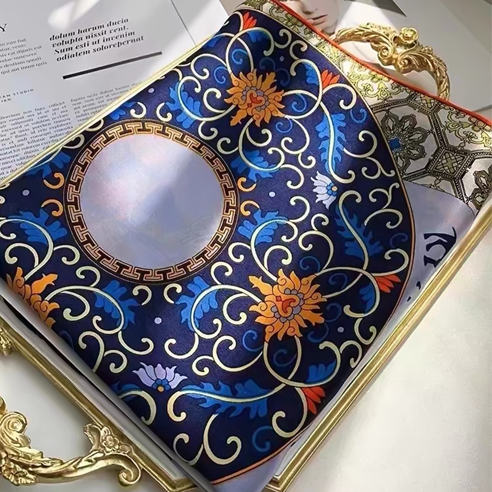 BYSIFA|Blue Luxury Femmes 100% - Shawl Wrap Winter recension och pris