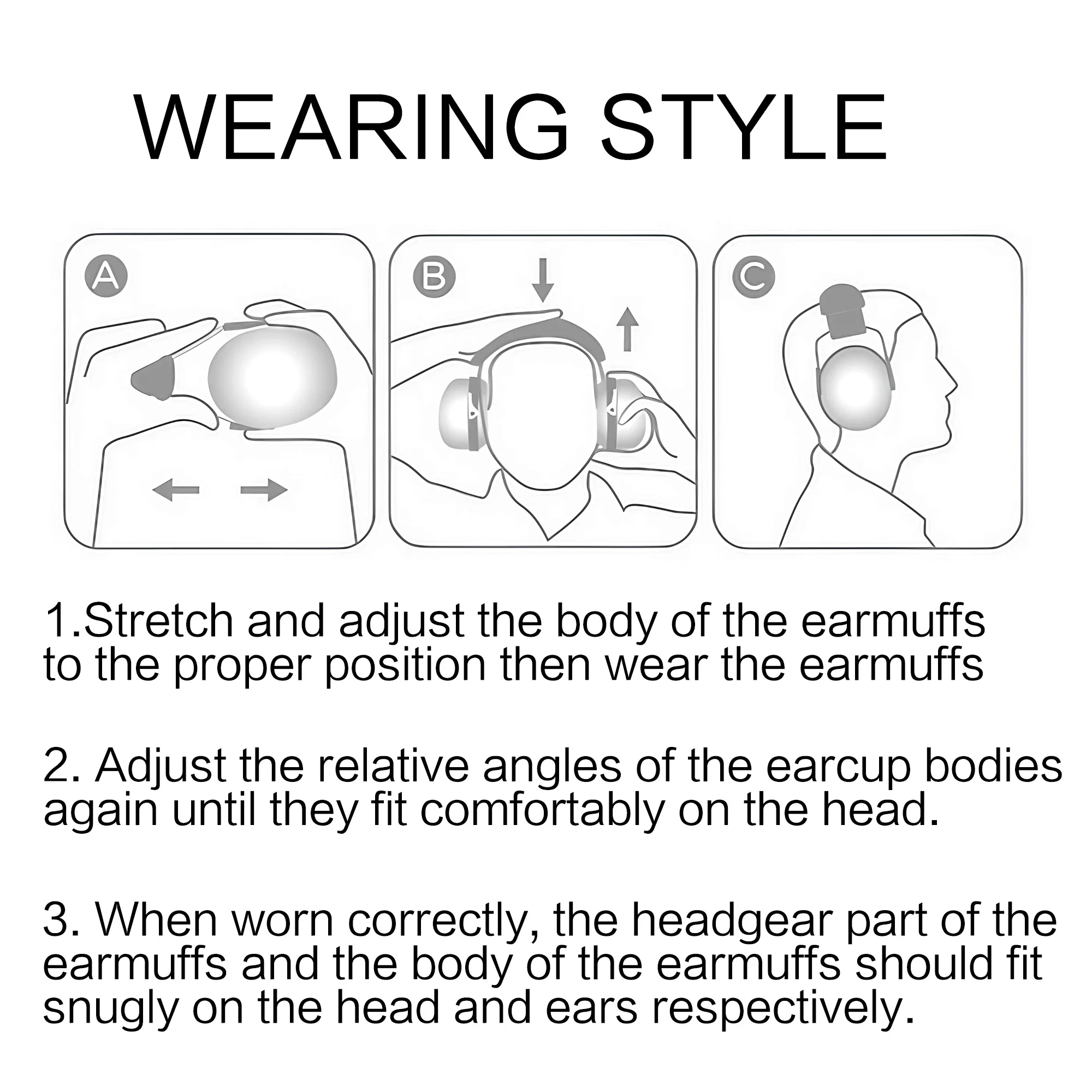 Outdoor Tactical Shooting Earm - Earmuffs Foldable recension och pris