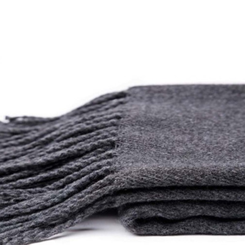 Autumn And Winter Solid Color  - Wool Scarf Men recension och pris