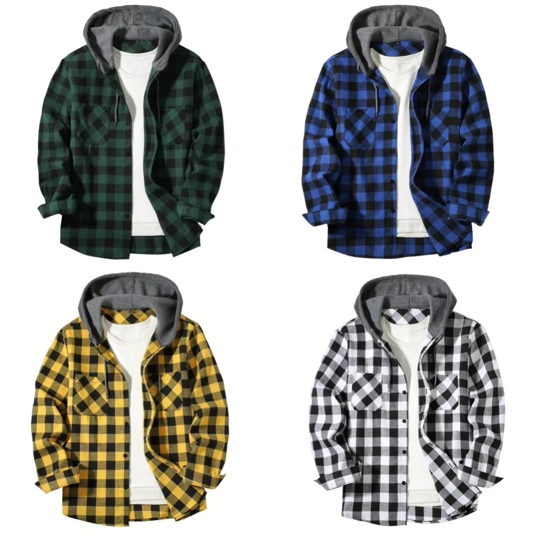 Men's Business Spring And Autu - Flannel Shirt Lined recension och pris