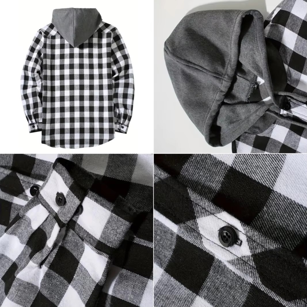 Men's Business Spring And Autu - Flannel Shirt Lined recension och pris