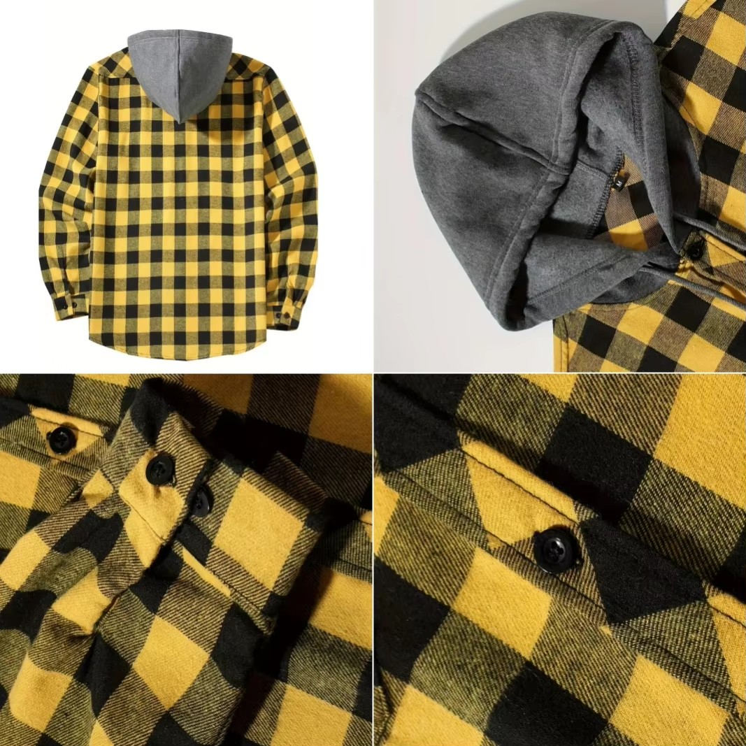 Men's Business Spring And Autu - Flannel Shirt Lined recension och pris