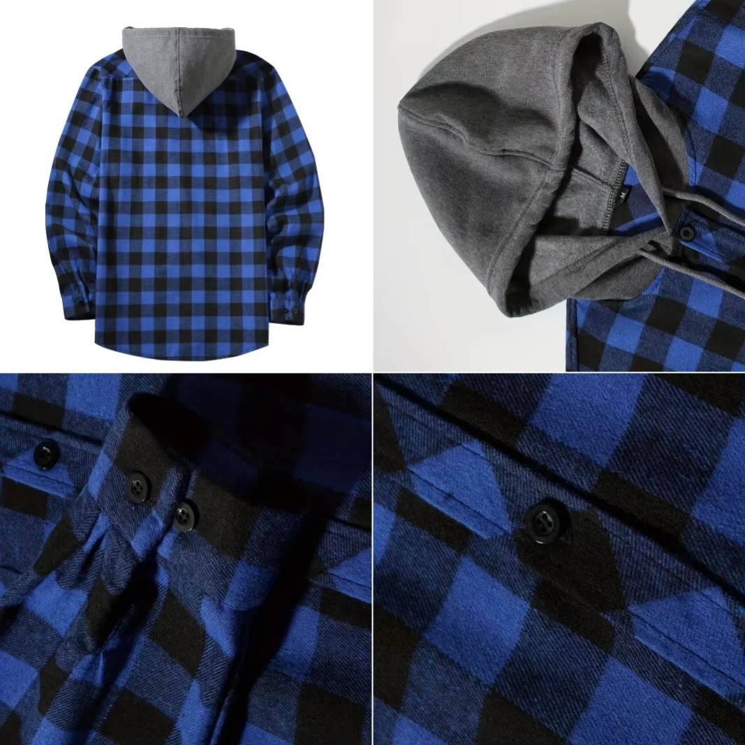 Men's Business Spring And Autu - Flannel Shirt Lined recension och pris