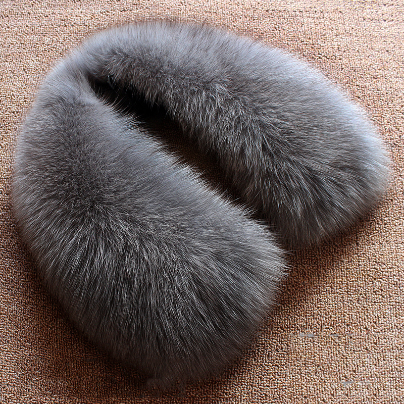 Real wool collar whole fur fox - Wool Scarf Men recension och pris