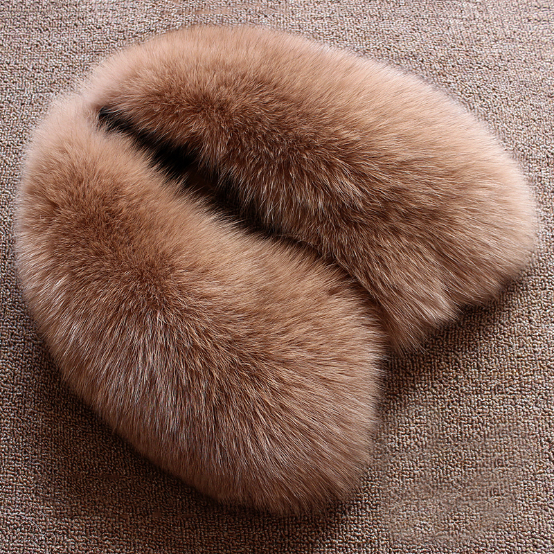 Real wool collar whole fur fox - Wool Scarf Men recension och pris
