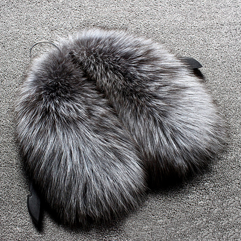 Real wool collar whole fur fox - Wool Scarf Men recension och pris