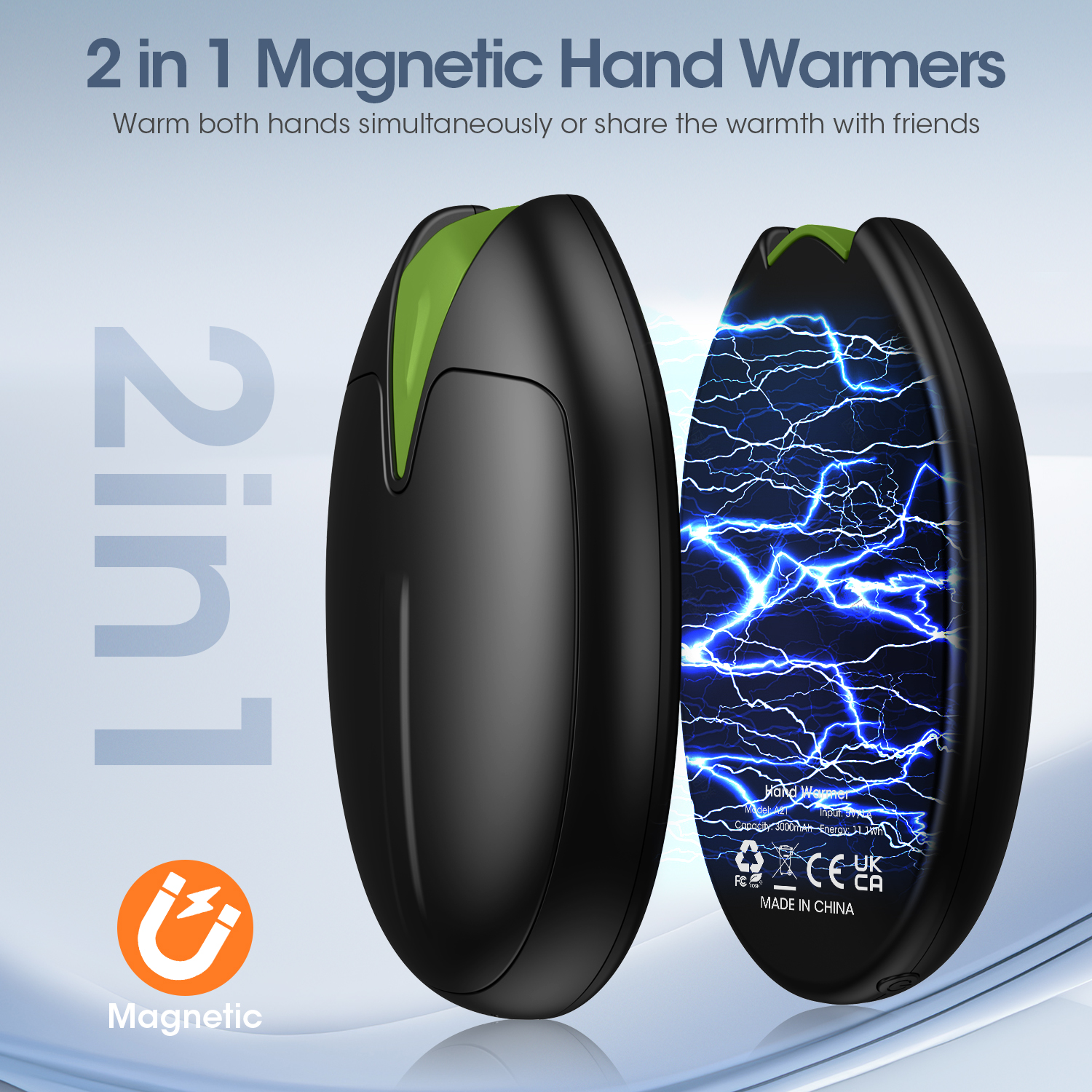Hand Warmers Rechargeable, 2 P - Hand Warmer Electric recension och pris