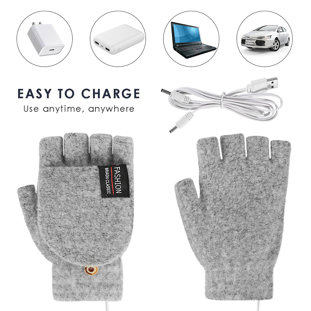 USB Electric Heated Gloves Adj - Touch Screen Gloves recension och pris