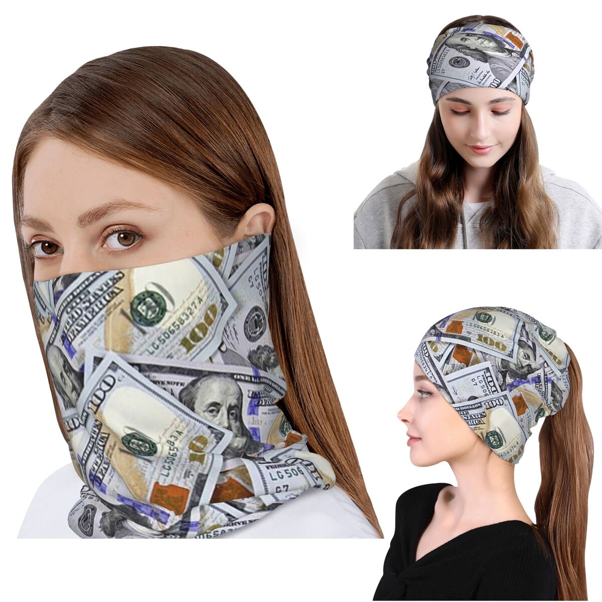 Giant Money Background 100 Dol - Knit Beanie Hat Warm recension och pris