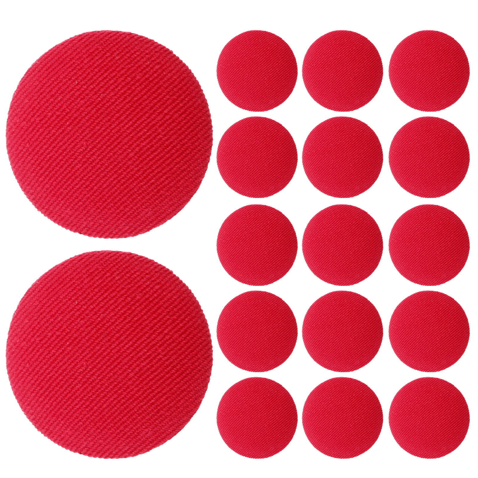 20Pcs Round Cloth Covered Butt - Wool Coat Peacoat recension och pris
