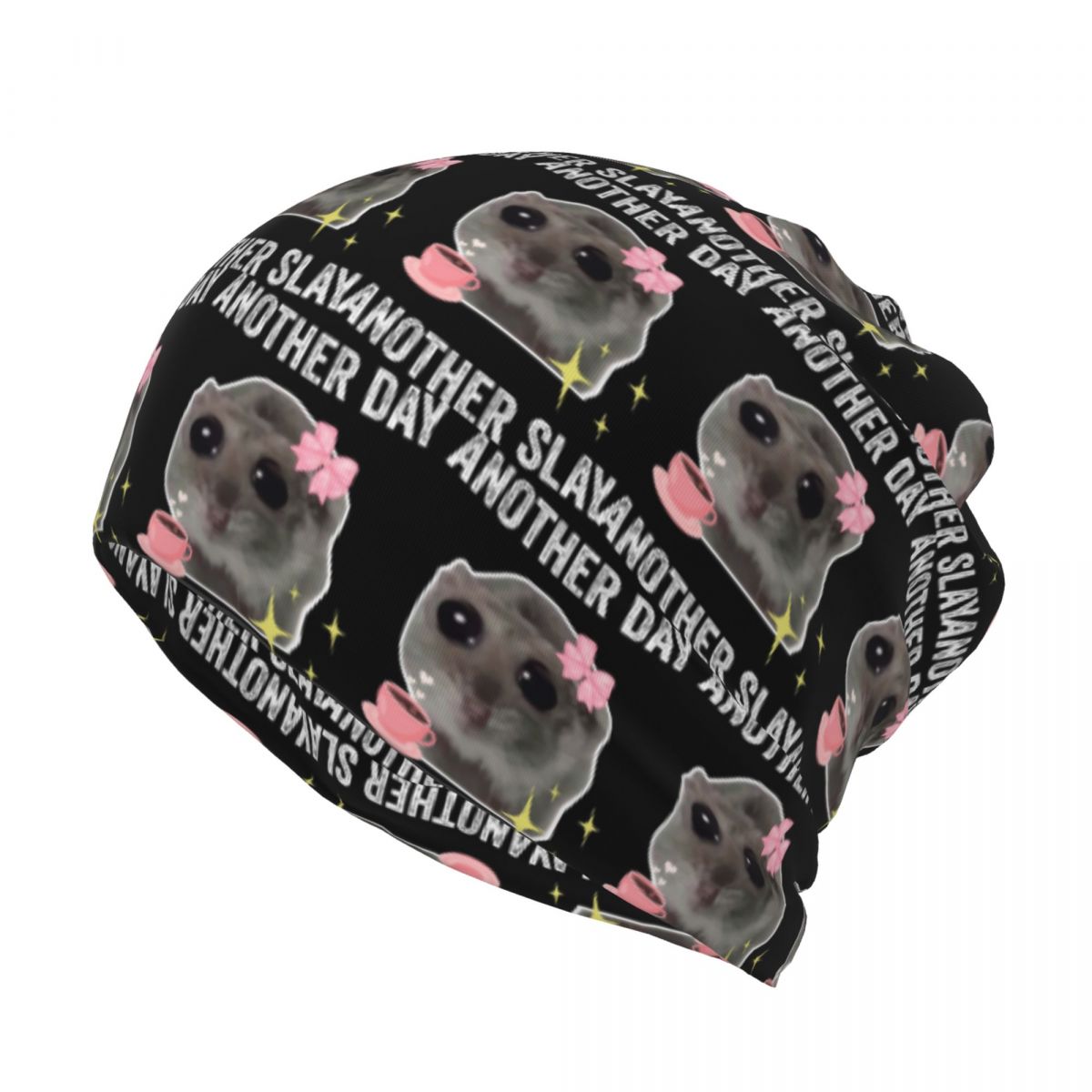 Sad Hamster Another Day Anothe - Knit Beanie Hat Warm recension och pris