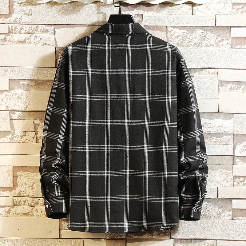 2025 Summer Men's Plaid Shirt  - Flannel Shirt Lined recension och pris