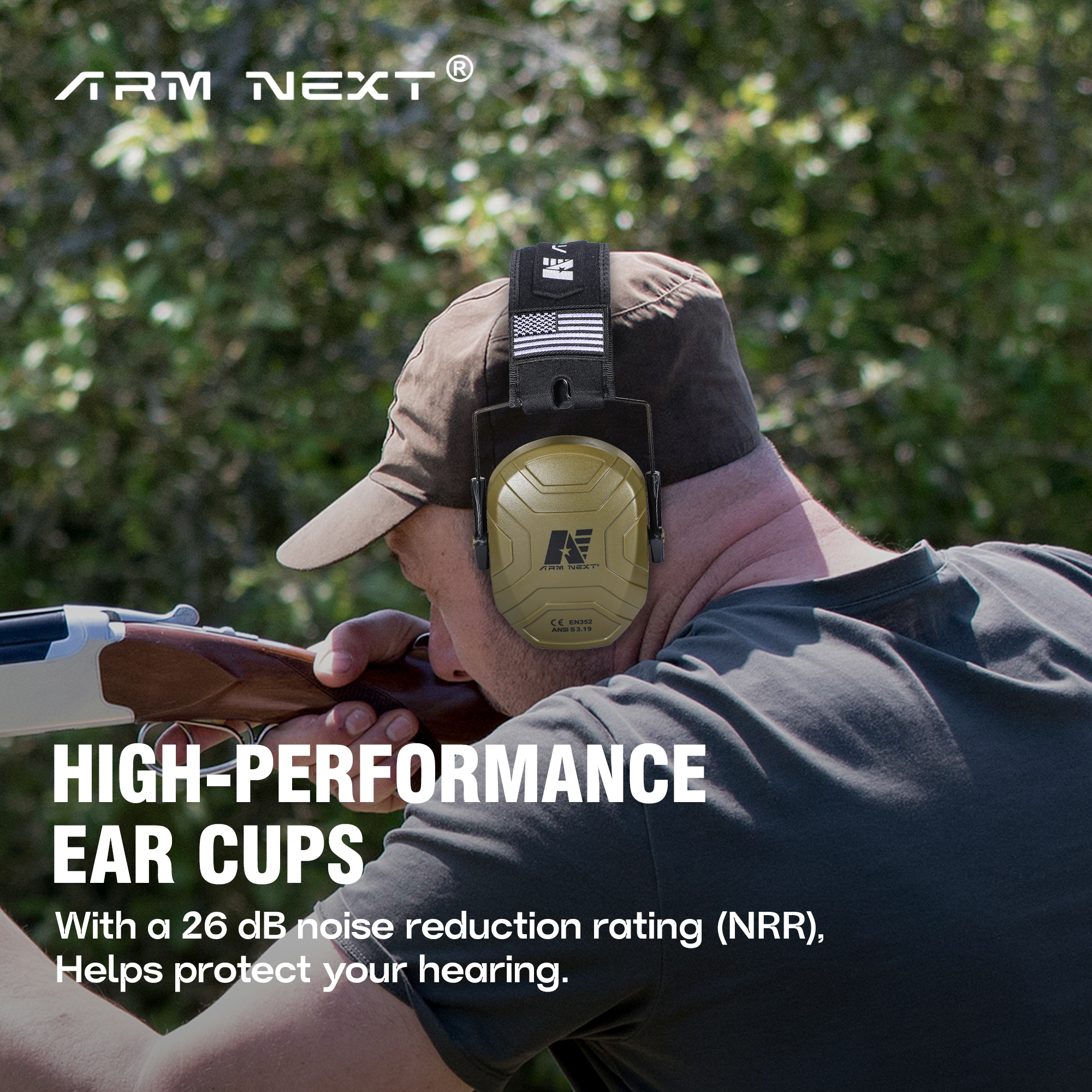 Foldable 26dB Professional Noi - Earmuffs Foldable recension och pris