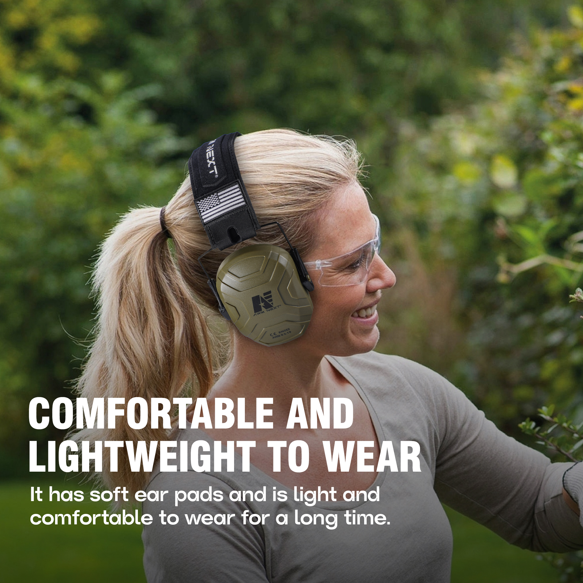 Foldable 26dB Professional Noi - Earmuffs Foldable recension och pris