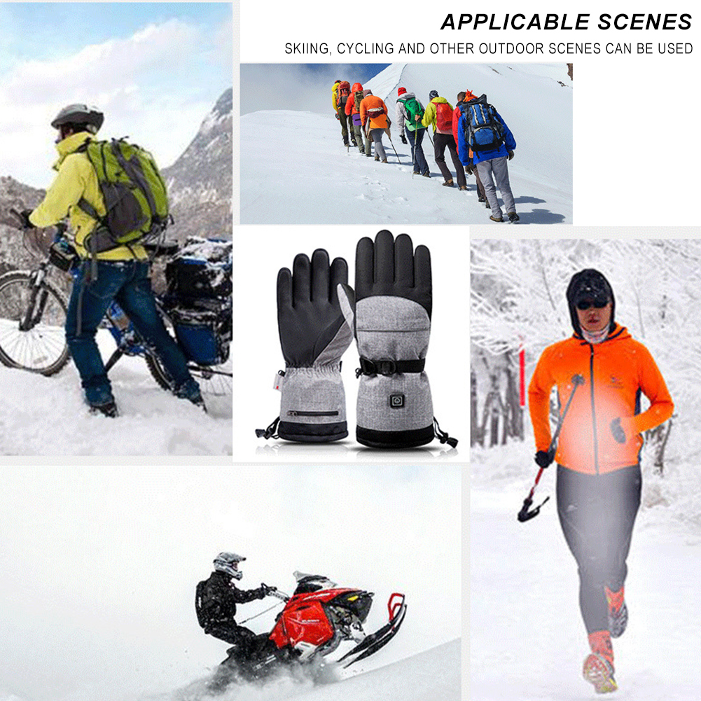 Electric Heated Gloves Men Wom - Touch Screen Gloves recension och pris