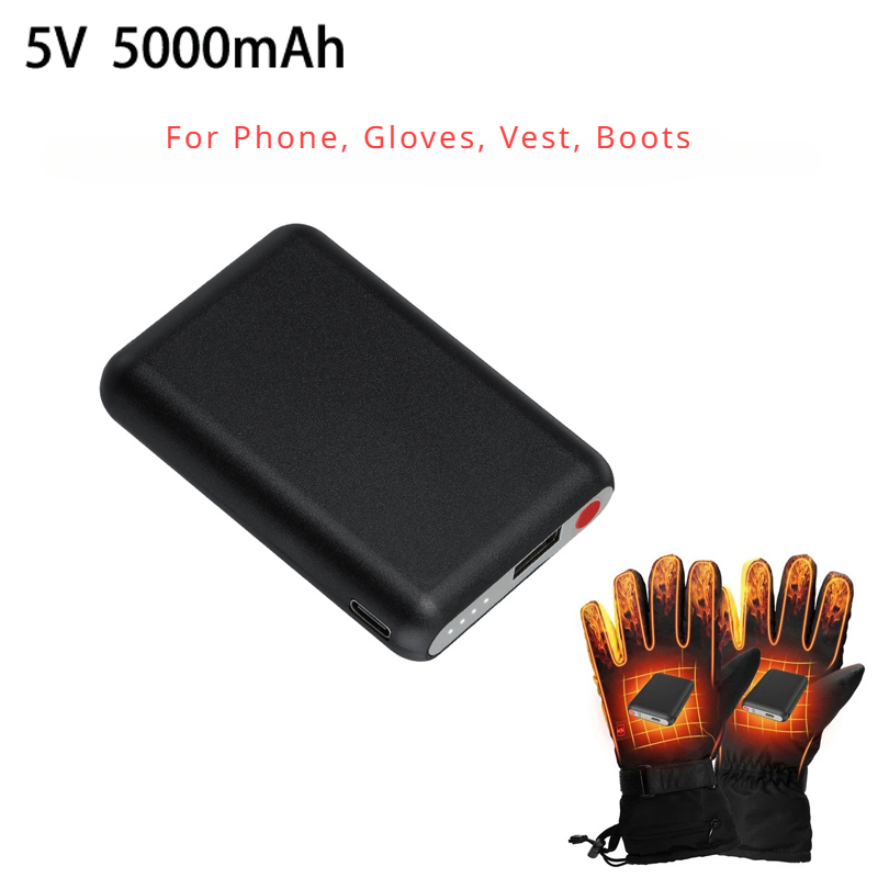 5V 5000mAh Heated Gloves Batte - Heated Vest Battery recension och pris