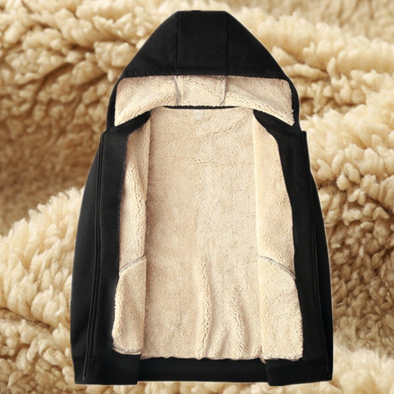 2025 Winter Windproof Hoodie - - Sherpa Hoodie Fleece recension och pris