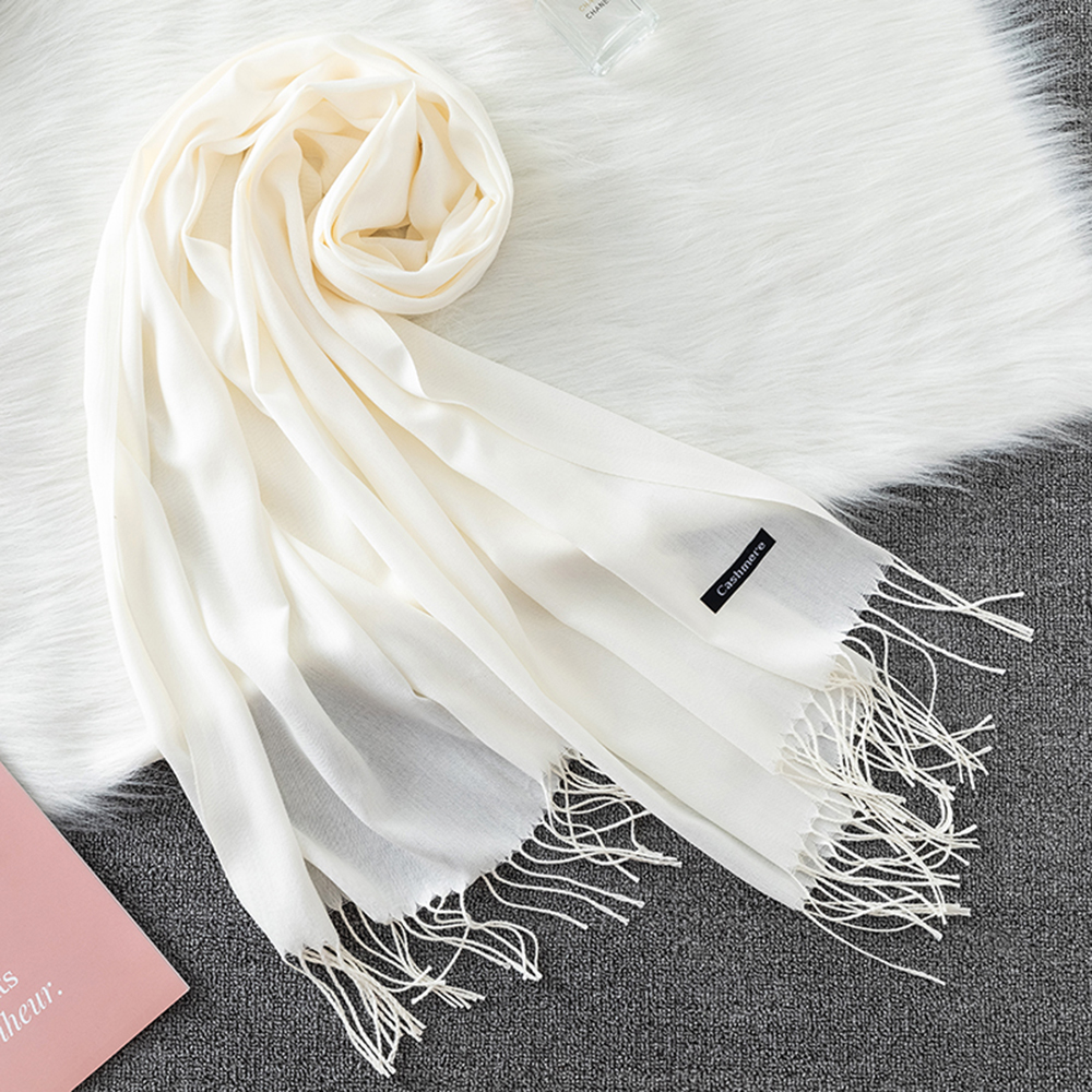 Fashion Solid Scarf Women Cash - Shawl Wrap Winter recension och pris