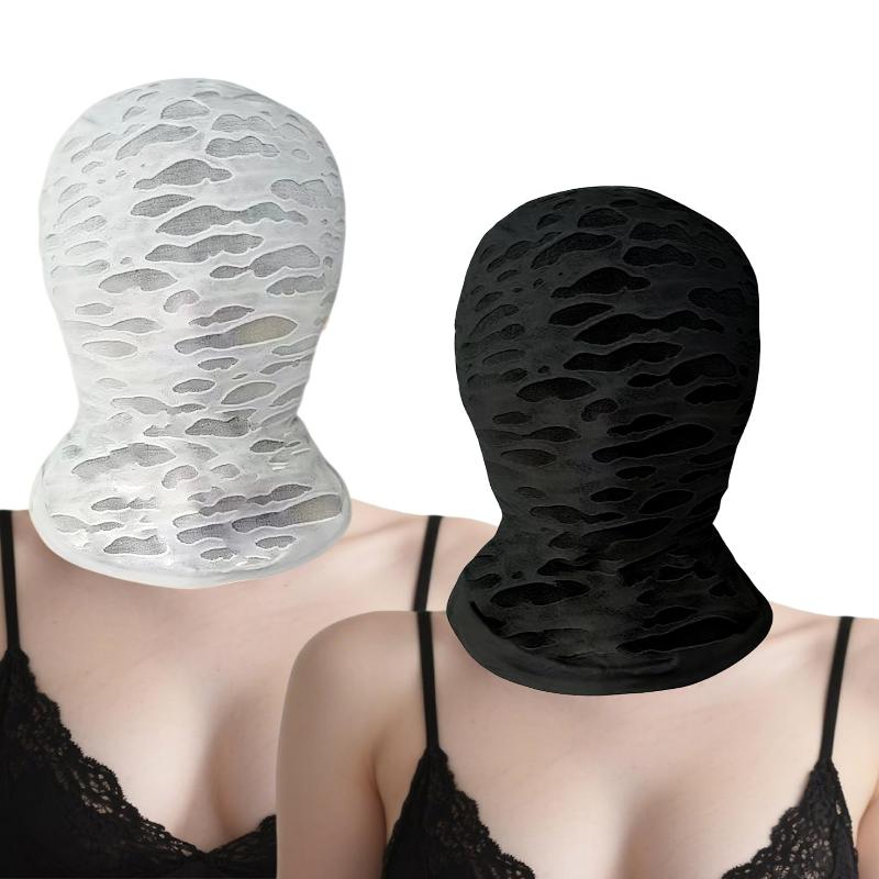 Gothic Punk Distressed Ripped  - Balaclava Ski Mask recension och pris