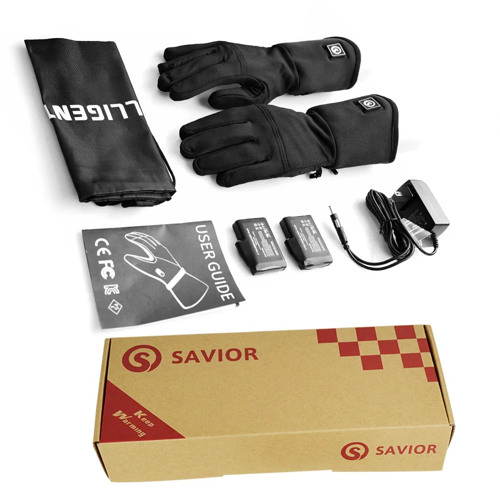 Savior Heated Waterproof Windp - Touch Screen Gloves recension och pris