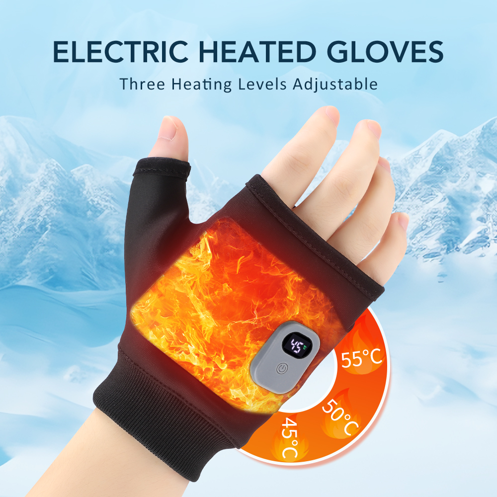 3 Levels Heating Gloves 360° T - Hand Warmer Electric recension och pris