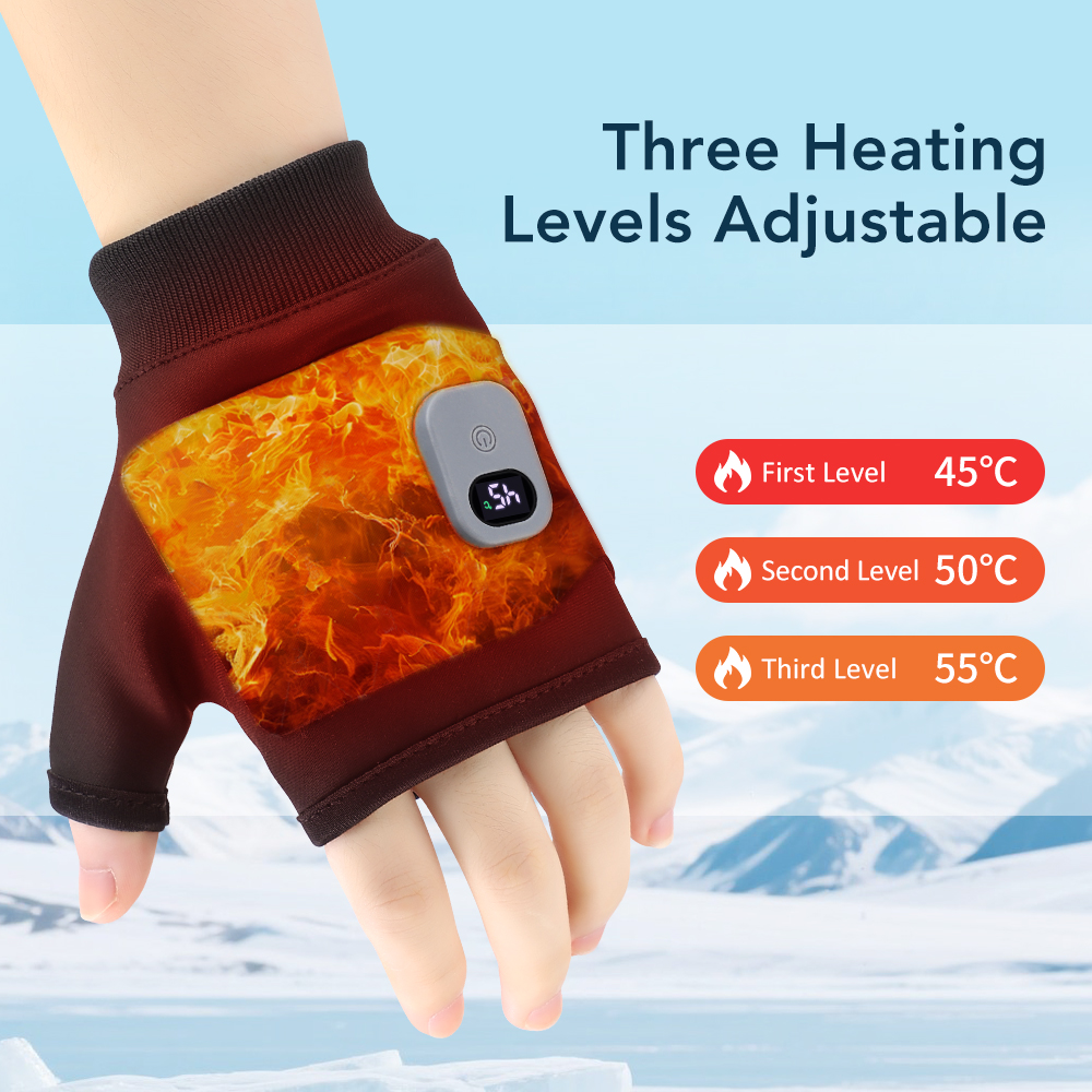 3 Levels Heating Gloves 360° T - Hand Warmer Electric recension och pris