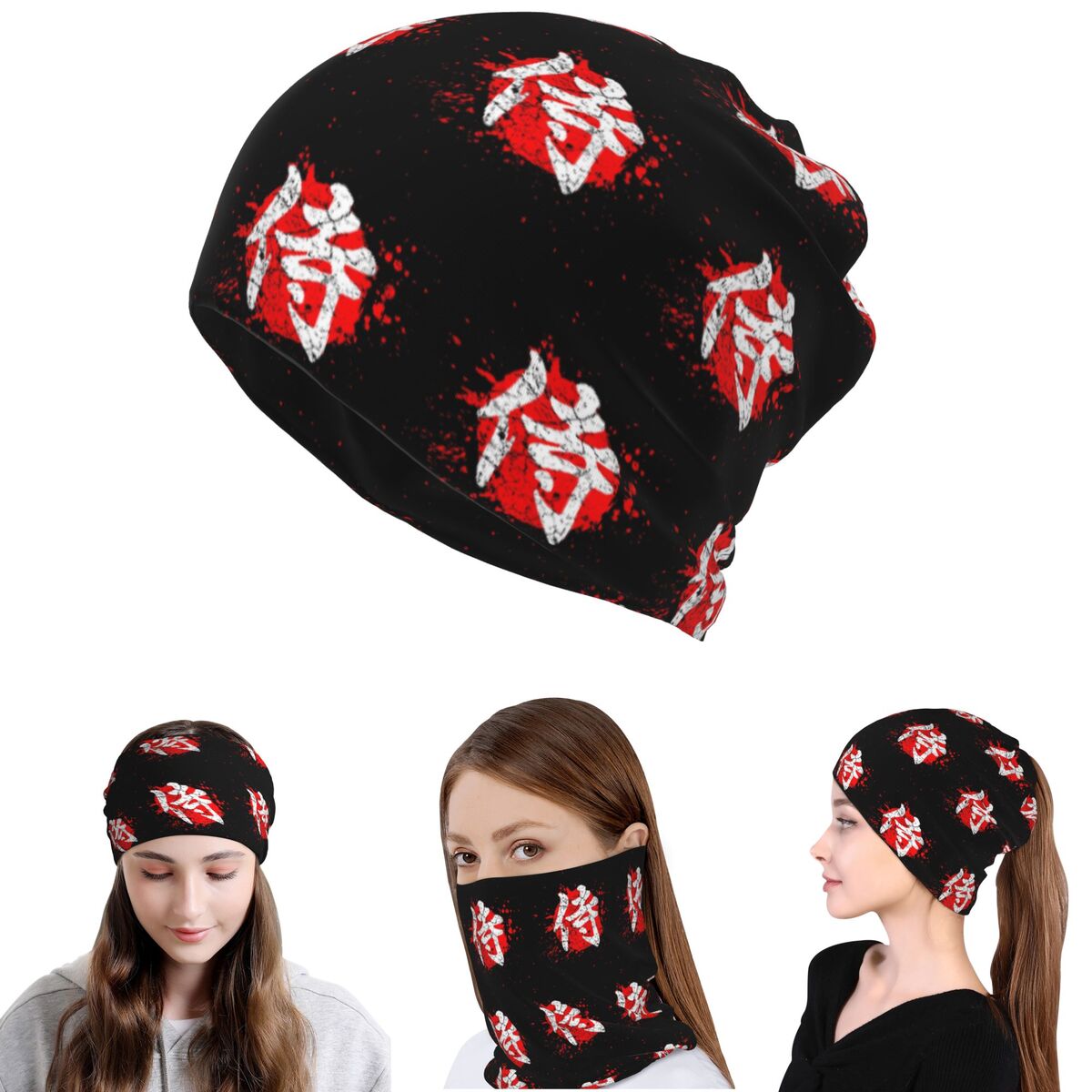 Japanese Bushido Samurai Chara - Knit Beanie Hat Warm recension och pris